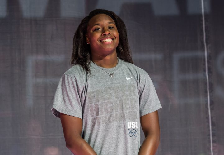 USA Swimming Introduces 2016 Olympic Team Simone Manuel