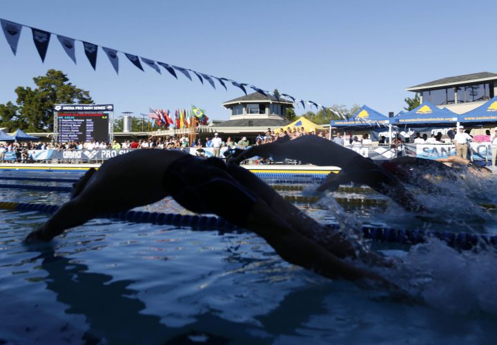 2016 Arena Pro Swim Series Santa Clara Day 3 Prelims Live Recap Heat Sheet