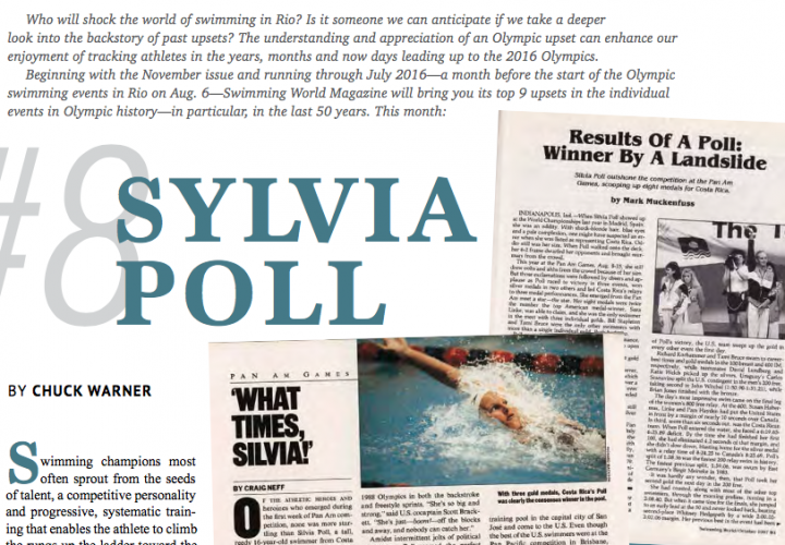 Swimming World Presents Top 9 Olympic Upsets 8 Sylvia Poll
