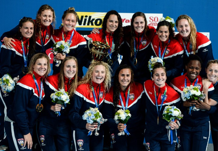 USA Womens Water Polo Tops Australia 115 at Fresno State