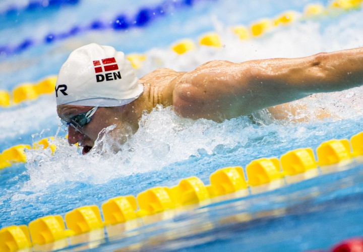 Viktor Bromer Rikke Moller Pedersen With FINA A Cuts in Denmark